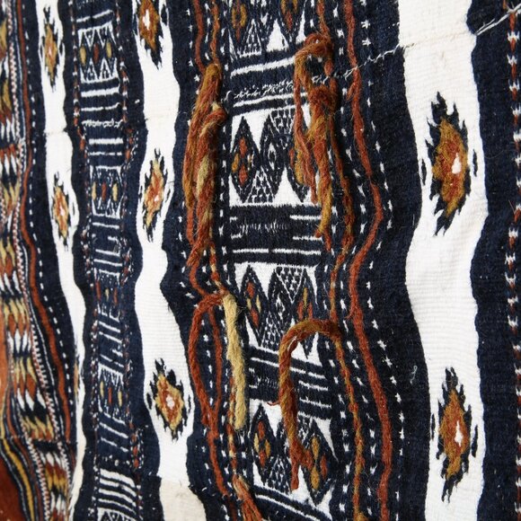 Rare Early 20th Century Khasa Arkilla Kerka Hand Woven Bridal Blanket Ma… - Picture 14 of 16